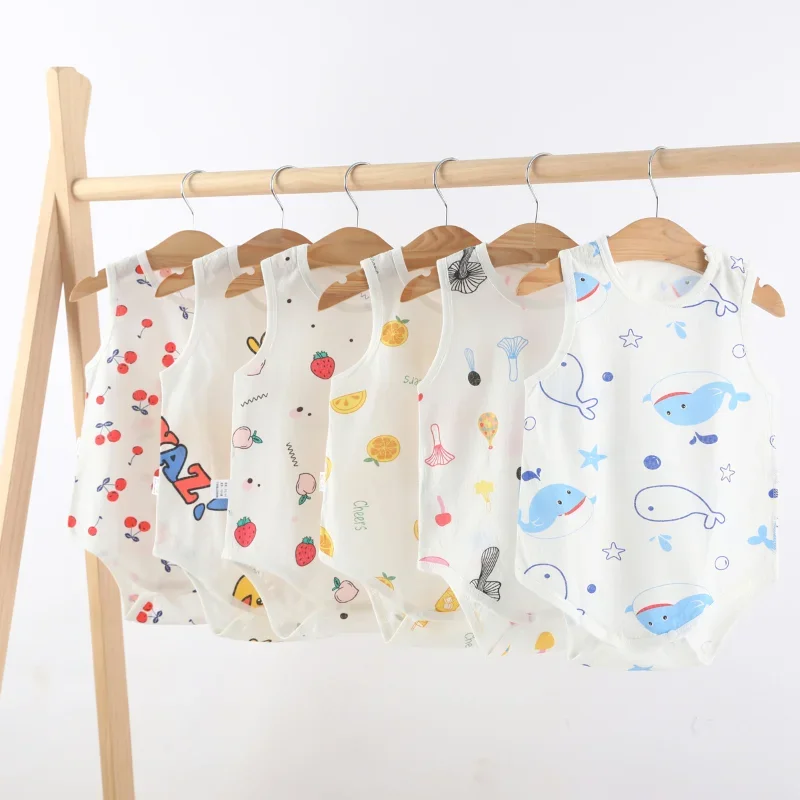 Baby Clothing High Quality - Детская треугольная одежда для ползания, летняя