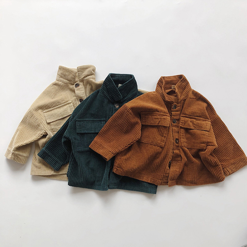 Baby Clothing In Japan - Осенне-зимнее вельветовое пальто для маленьких мальчиков