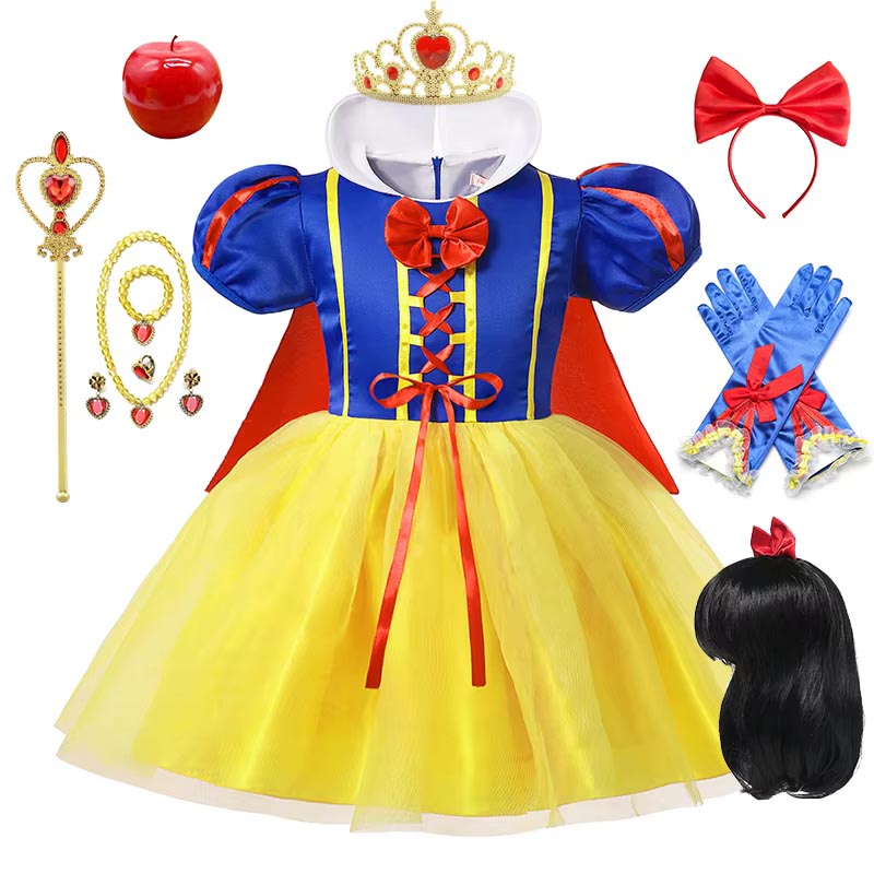 Baby Q Clothing - Платье принцессы Белоснежки, детский костюм для