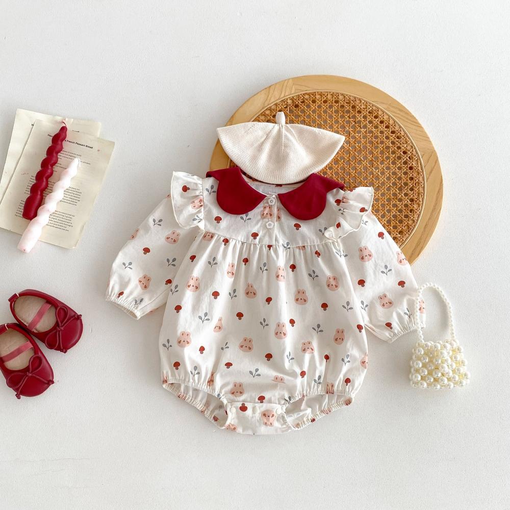 Baby Clothing High Quality - Милый детский комбинезон с принтом кролика