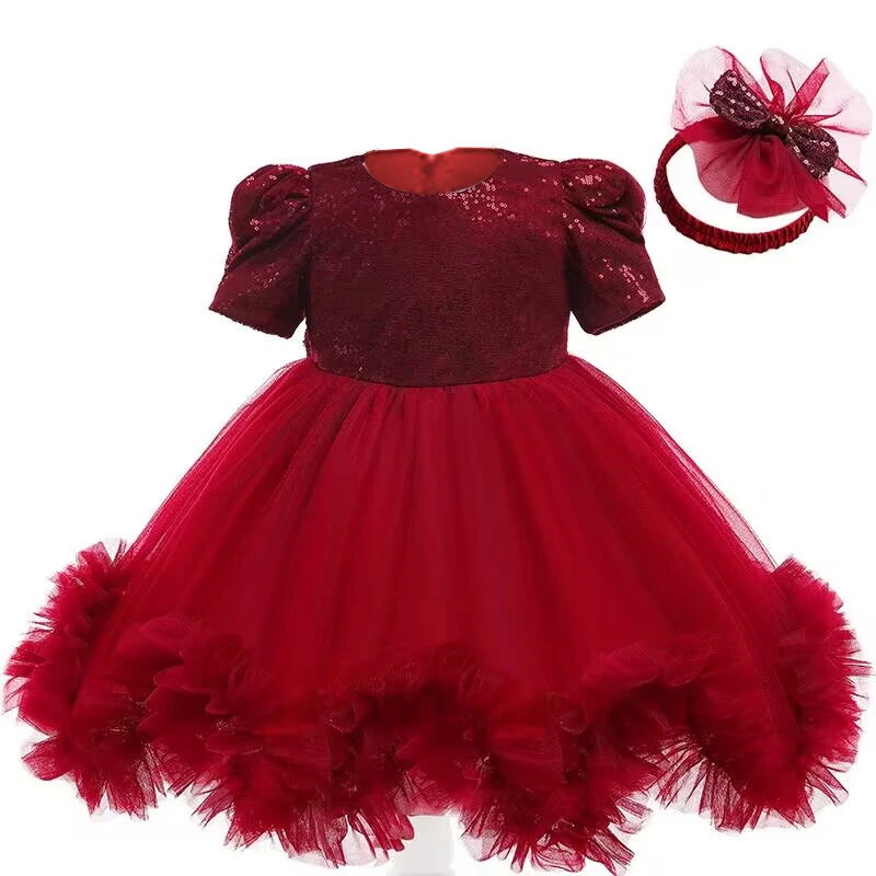 Baby Xmas Clothing - Новое очаровательное детское платье для первого