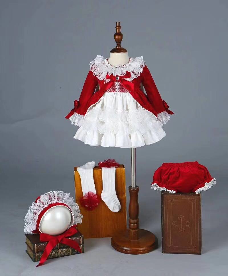 Baby Xmas Clothing - Комплект из 4 предметов: детское платье