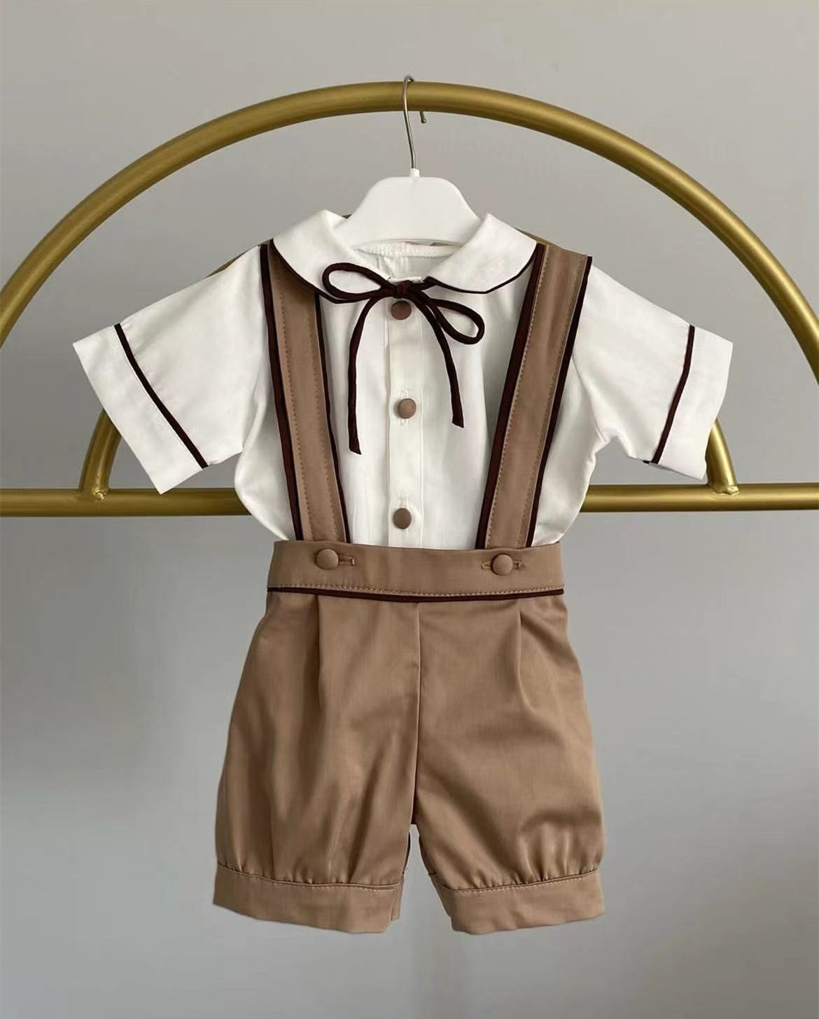 Baby Xmas Clothing - Винтажный костюм цвета хаки для маленьких