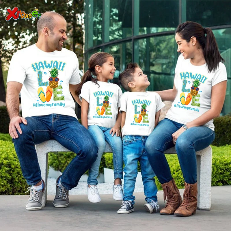 Baby Clothing Hawaii - Гавайская рубашка на день рождения, одинаковые