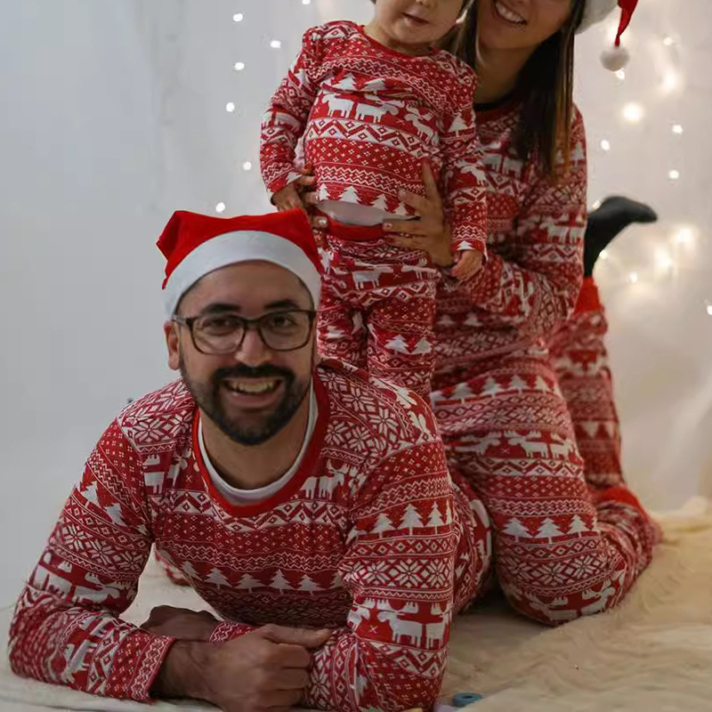 Baby Xmas Clothing - Рождественские семейные пижамы для мамы, папы