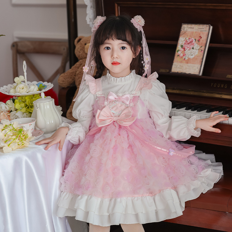 Весеннее детское платье для де – обзор и цена Baby Clothing High Quality