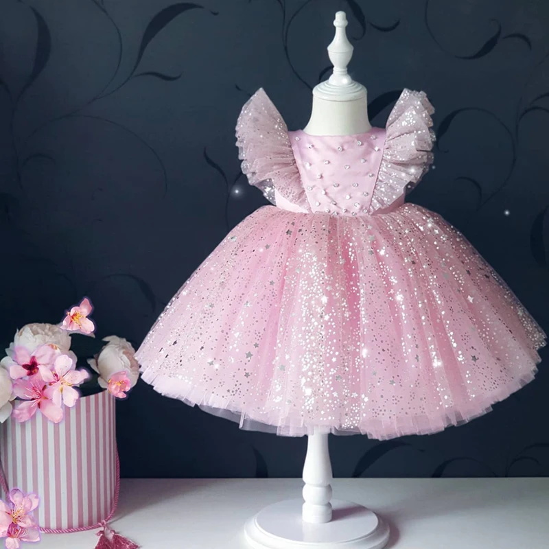 Роскошное платье принцессы со  – обзор и цена Baby Xmas Clothing