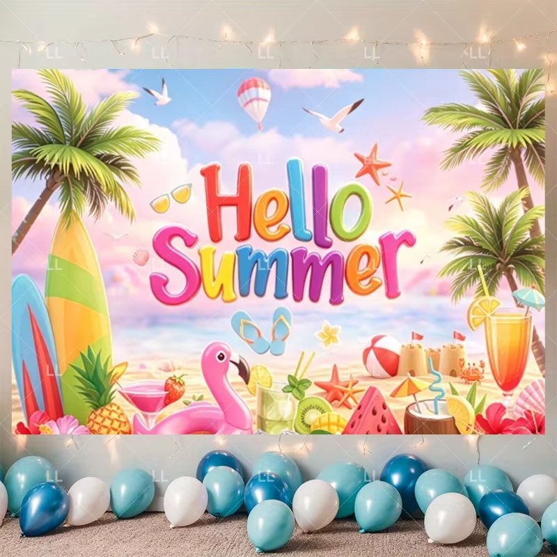 Летний декоративный баннер для – обзор и цена Baby Clothing Hawaii
